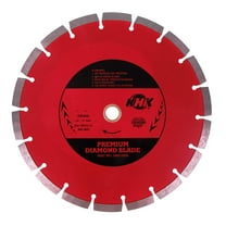 10" Premium Segmented Diamond Saw Blade for Cutting Concrete, Bricks, Stone, and Masonry Materials, Dry/ Wet Cutting