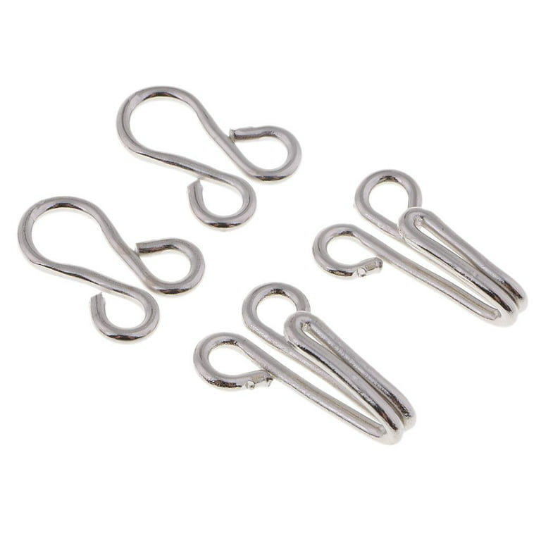 20 Sets Sewing Hooks And Eyes Closure for Clothing - 33mm 