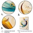 thumbnail image 3 of Designart Colorful Watercolor Spiral Canvas Wall Art, 3 of 5