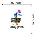 thumbnail image 4 of Boys Game Face Victory Active Sports Wall Decal Decoration Football Sports Fitness Game Vinyl wall Decor Lasts Years and Easily Removable - Size: 7 In(W) x 10 In(H), 4 of 5
