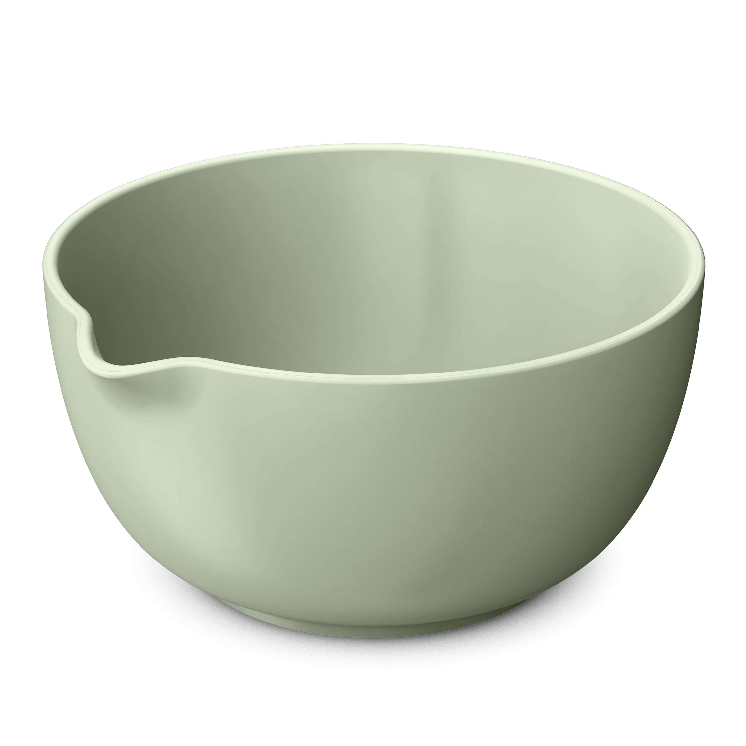 Beautiful 3 QT Stoneware Batter Mixing Bowl, Sage Green by Drew Barrymore