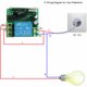 thumbnail image 2 of Interruptor de control remoto inalámbrico RF de 433 Mhz DC12V 1 Ch, control remoto + 2 piezas, 2 of 5