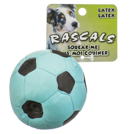 Rascals Latex Soccer Ball for Dogs - Blue 3\