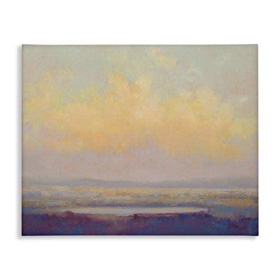 Stupell Industries Contemporary Abstract Orange Sunset Canvas Art, 30 x 24, by William McCarthy