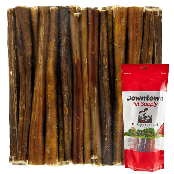 Downtown Pet Supply Bully Sticks for Small Dogs Rawhide Free Dog Chews 6", 0.5 lb