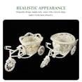thumbnail image 3 of Minkissy 2pcs Rattan Tricycle Decoration Plastic Simple Style DIY Craft Women Weddings, 3 of 6