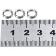 thumbnail image 2 of HUGFEGWE Stainless Steel Fishing Tackle,Split Rings Connector Fishing Tackle Bait Double Circle Split Rings Connector Split Rings Lure for Fishing Tackle Kit for Fishing CJB91-70878, 2 of 2