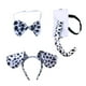 thumbnail image 4 of Conjunto de Disfraz Yinane Diadema con orejas de dálmata Orejas de perro Diadema pajarita y accesorios de cola Decoración de, 4 of 8