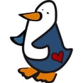 thumbnail image 2 of CafePress - Penguin Heart Mug - 11 oz Ceramic Mug - Novelty Coffee Tea Cup, 2 of 4