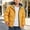 Yellow, variant on OGLCCG Boys Winter Coat Zip up Warm Puffer Jacket Windproof Thicken Outerwear with Detachable Hood,Size 5