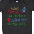 thumbnail image 4 of Inktastic Tow Truck Driver Like Daddy Boys or Girls Baby Bodysuit, 4 of 5