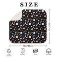thumbnail image 4 of Pioneer Flower Floral Print Pattern Kitchen Dish Drying Mat 1 Pack, Ultra Absorbent Microfiber Drainer Mat, 16"x18", 4 of 6