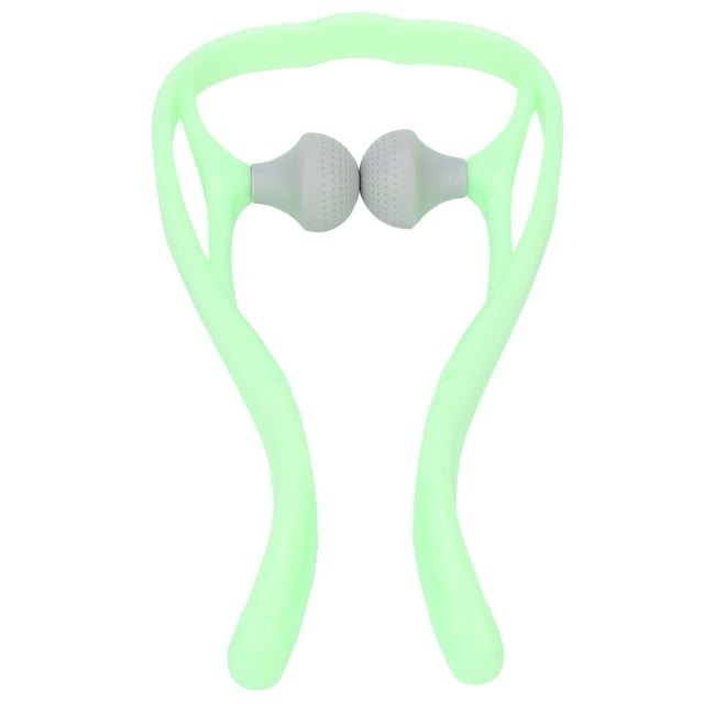 Appareil de Massage du Cou à Point de Déclenchement, Confortable à Tenir, Facile à Utiliser, Outil de Massage du Cou à Rouleau, Facile à Ranger pour la Maison, Bleu, Noir, Vert, Rose