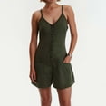thumbnail image 1 of WANPIDAN Combinaison Extensible pour Femmes Combinaison Pailletée Combinaisons Pantalons pour Femmes Combinaisons Harem Femmes Manches Longues Col Roulé Combinaisons Décontractées Sans Manches Combinaison Ample pour Femmes Combinaisons plus, 1 of 3