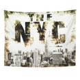 thumbnail image 1 of UFAEZU Denim New York City Street NYC Label Emblem Stamp Graphics Colorful Phrase Vintage Wall Art Hanging Tapestry Home Decor for Living Room Bedroom Dorm 60x80 inch, 1 of 1