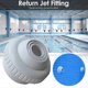 thumbnail image 5 of 2Pcs Swimming Pool Spa Return Jet Fitting Massage Nozzle Inlet Outlet Bath Tub Nozzle with Adjustab, 5 of 5