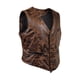 thumbnail image 2 of European And American V-neck Suede Single-breasted Jacket Vest TopL, 2 of 5