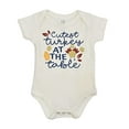 thumbnail image 3 of Unique Baby Unisex Cutest Turkey Thanksgiving Onesie Set (3M, White), 3 of 5