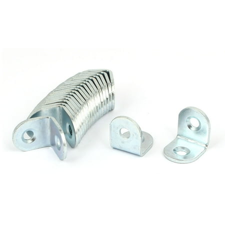 Angel Iron - 20mmx20mm Iron L Shaped 90 Degree Corner Brace Angle Bracket Connector 20pcs