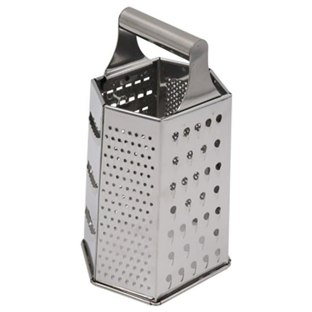 Rallador De Caja De Acero Inoxidable Rallador Multifunción De 6 Lados Con Mango Para Queso Verduras Jengibre Serendint HA035942-00