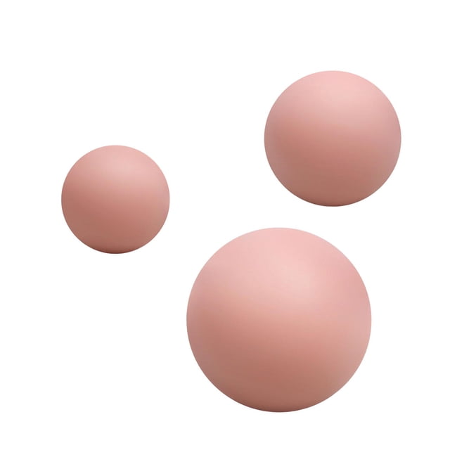 QualitChoice Convenient Myofascial Balls Kit Developing Strength And Mobility During Exercises Massage Balls Making 4 Cm Pink