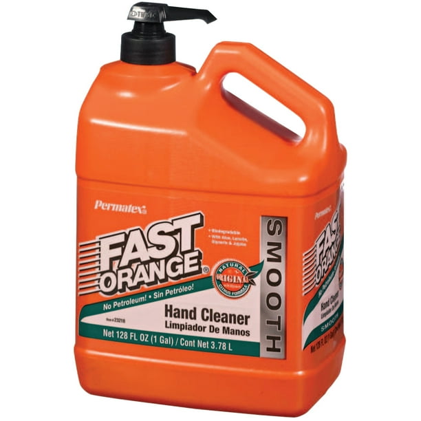 Permatex Fast Orange Smooth Lotion Hand Cleaners, Citrus, Bottle w/Pump