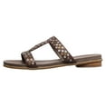 thumbnail image 2 of Antelope Women's Reegan Leather Flat Flip-Flop Sandals, 2 of 5