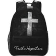 thumbnail image 1 of Christian Bible Laptop Backpack Jesus Backpack Travel Bag Laptop Computer Cross Backpack Bag for Women Men, 1 of 7