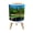Color 1, variant on Small Trash Can with Lid Sunset Landscape Golf Course 1.8 Gallon Dog Proof Trash Can Round Garbage Can Waste Bin Wastebasket for Bathroom Bedroom Living Room