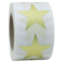Star Stickers Sticker Reward Label Gold Golden Kids Adhesive Labels Removable Teachers Roll Metallic Kid Glitter Decor