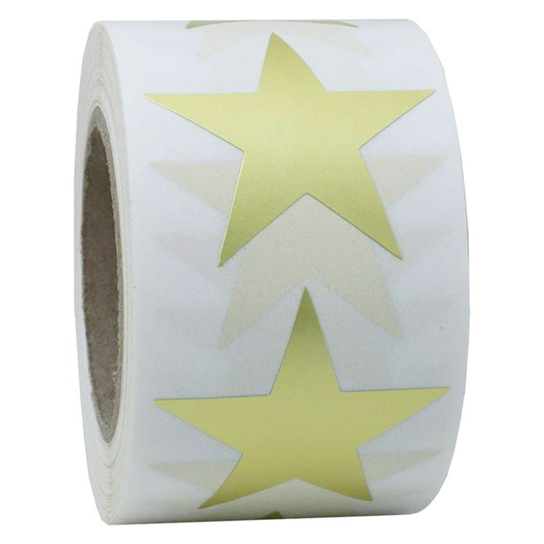 Gold Foil Star Stickers 1