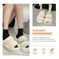 thumbnail image 6 of OATIPHO White Plush Slippers, Stylish and Comfortable, Ideal for Indoor Use, 6 of 6