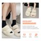 thumbnail image 5 of par de pantuflas peludas para mujer, pantuflas de felpa con punta abierta, zapatos de interior para casa, 5 of 5