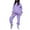 Purple, variant on Baqcunre Women's Hooded Long-Sleeved Patchwork Sweatshirt and Solid Sweatpant Sets Size S-XL,Sweat Set for Women Fall Outfits Women Trendy Womens Fashion Two Piece Sets for Women Beige