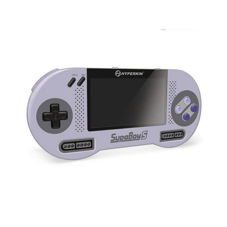 Hyperkin SupaBoy S: Portable Pocket SNES Console, Gray,