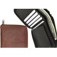 thumbnail image 3 of 100% Genuine Leather Bi-fold Mens Wallet Brown #1356CF, 3 of 4