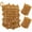 Golden, variant on 3pcs Kitchen Scrubber Cloth Dish Net Washing Towel Cleaning Cloth Dish Rags