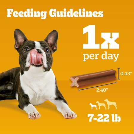 PEDIGREE DENTASTIX DENTAL CHEWS FOR DOGS, SMALL AND TOY BREED, BEEF FLAVOR, 5.7 OZ. BAG