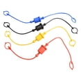 thumbnail image 3 of 4 Pairs Hydraulic Quick Coupler Male Dust Cap And Female Cover Pvc Rubber 1/2, 3 of 8