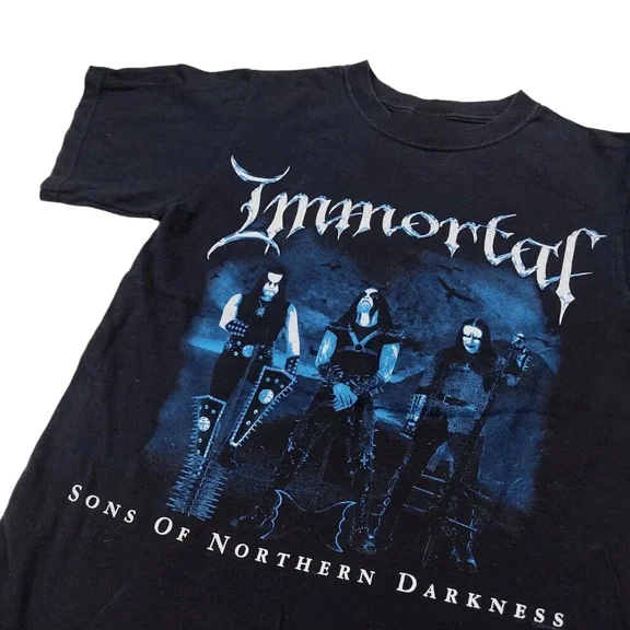 Vintage Immortal Shirt Sons of Northern Darkness T-shirt Black Tee S-5Xl GC1514