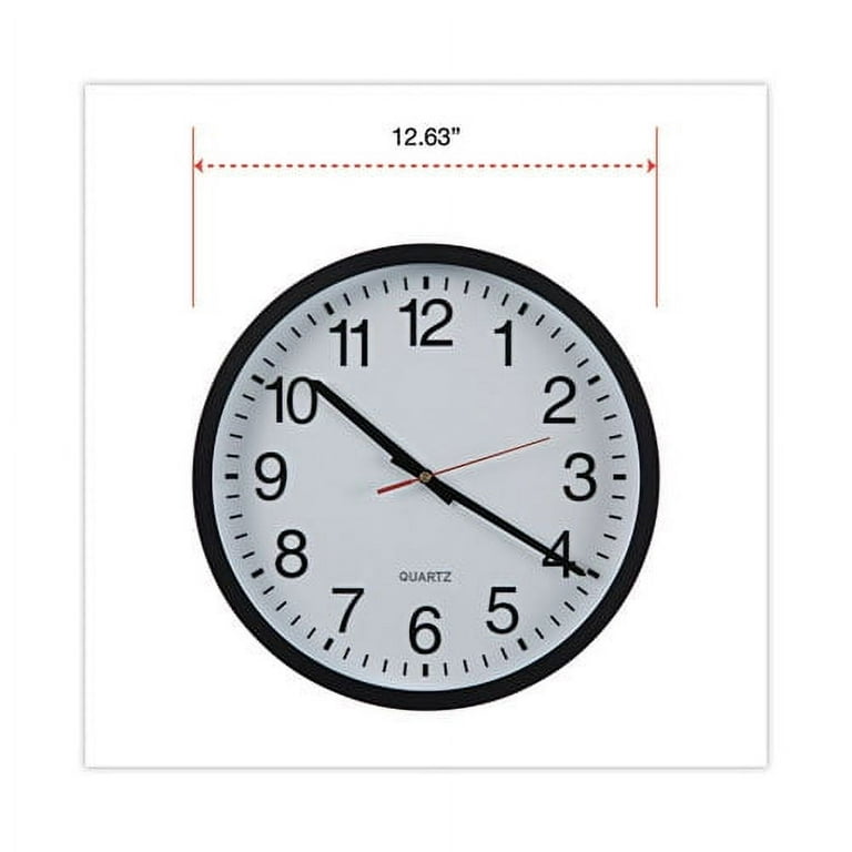 Classic Round Wall Clock, 12.63 Classic Round Wall Clock, 12.63