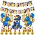 thumbnail image 1 of Kit de globos de látex y lámina La Bella y la Bestia, 32 unidades, 1 of 4