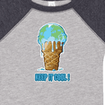 thumbnail image 4 of Inktastic Keep It Cool Melting Earth Ice Cream Cone Boys or Girls Baby Bodysuit, 4 of 5