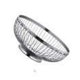 thumbnail image 2 of Wosthever Cesta de fruta de acero inoxidable 201, frutero hueco, cesta de almacenamiento de alambre de Metal multiusos para sala de estar, oficina, cocina Mostrada Numero 3 Wosthever HA026376-03, 2 of 6