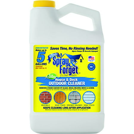 No Rinse House & Deck Cleaner Concentrate Removes Molds Stains & Algae (Best Way To Remove Mold And Mildew From Boat Seats)