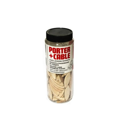 Porter-Cable Tools No. 10 Plate Joiner Biscuits - 125 Per Tube