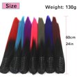 thumbnail image 2 of LANFENG Ombre Brown-Light Blonde Ponytail Claw Hair Piece for Women, Synthetic, Curly Wavy 24inch, 2 of 11