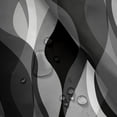 thumbnail image 4 of Black and White Shower Curtain for Bathroom Black and Gray Shower Curtain Fabric Modern Abstract Striped Minimalist Bath Curtains Waterproof Shower Curtains Set, Black Gray White, 72 x 72 Inch, 4 of 6