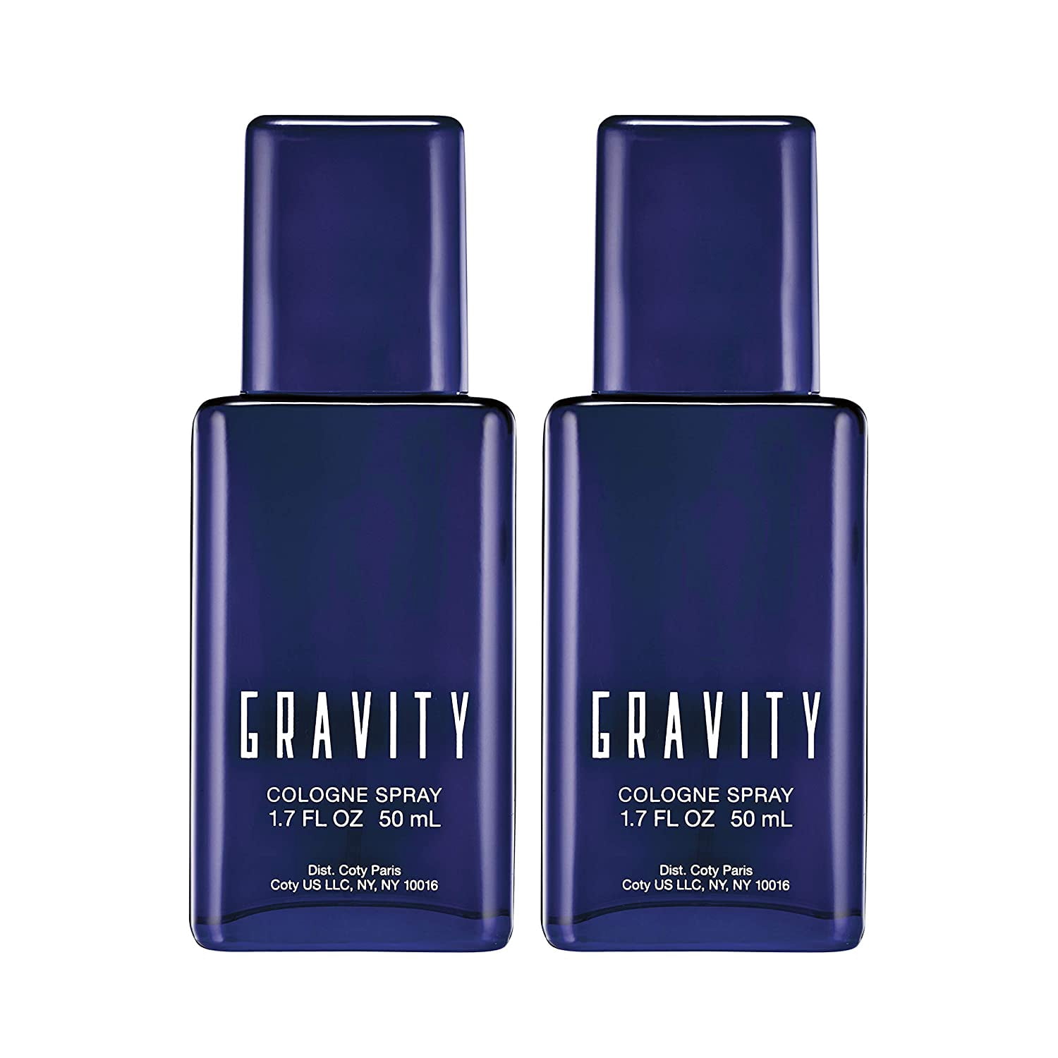 GRAVITY by Coty Cologne Spray 1.7 oz for Men Pack of 2