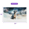 thumbnail image 5 of Hello Winter Great Dane Welcome Snowy Night Watercolor Vintage Doormat Danes Dog Lover Gifts Indoor Outdoor Welcome Mat - 01011, 5 of 5